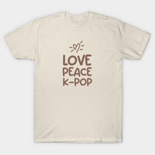 Love Peace KPOP T-Shirt